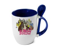 Giftme Big LEZ Web Series Theme, Spoon Mug, Coffee, Tea Mug. (Blue)