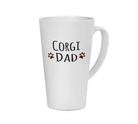 Giftme Corgi Dog Dad, Tea Mug, Latte Mug. (17oz)