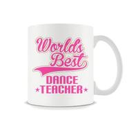 Giftme Dance Teacher, World's Best Dance Teacher Birthday Christmas Coffee Mug Coffee Tea Mug Unique 11oz White Ceramic Mug.