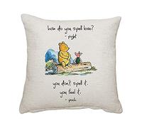 Giftme How Do You Spell Love? You Don't Spell It Quotes Birthday Home decor Linen Throw Pillow/Cushion. (Linen Cushion Cover)