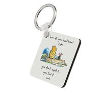 Giftme How Do You Spell Love? You Don't Spell It Quotes Birthday Key Ring Keychain MDF Key ring Keepsake, Family, Sentimental present. (MDF Keyring)