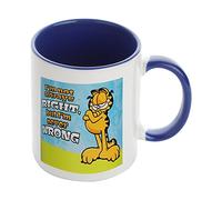 Giftme I Am Not Always Right But I Am Never Wrong Coffee Tea Mug 11oz Inside Coloured Ceramic Mug. (Navy Blue)