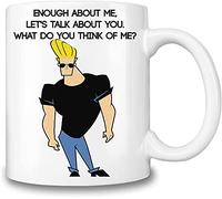 Giftme Johnny Bravo Birthday, Christmas Coffee Tea Mug Unique 11oz White Ceramic Mug.