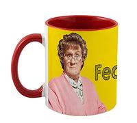Giftme MRS Brown's Boys Feckin' Mug Yellow Theme Personalised Custom Any Name Great Birthday Christmas Or Novelty Gift Coffee Tea Mug 11oz Inside Coloured Ceramic Mug. (Red)