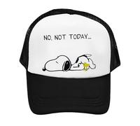 Giftme No Not Today Dog Birthday, Christmas, Secret Santa Stocking Filler Adjustable Republican Fit Mesh Baseball Cap Patriots Hat Trucker hat Cap. (Black)