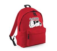 Giftme No Not Today Dog Birthday, Christmas, Secret Santa Stocking Filler for Kids-Boys Toddlers Fashion Backpack Back to School Rucksacks Toddler Shoulder Bag Travel Bag. (Bright Red)
