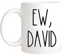 Giftme Nomkat-Ew,David Coffee Mug,Funny David Mug, Alexis,Funny Coworker Mug,Mug for Him,for Her,Mug for Husband,11oz Ceramic Coffee Mug/Tea Cup.