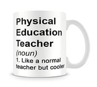 Giftme PE Physical Education Teacher Definition Mug - Birthday, End of Term, Thanks-Giving, Appreciation Coffee Tea Unique 11oz White Ceramic Mug