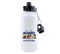 Giftme Personalised LOVE YOU MUMMY YOU’RE THE BEST, Aluminium 500 ml Water Bottle sports bottle.