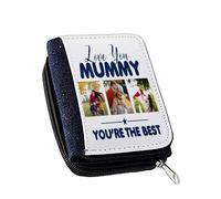 Giftme Personalised Love You Mummy You’RE The Best, Women’s Denim Coin Wallet.