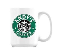 Giftme Personalised Star*bcks Coffee Mug Birthday, Secret Santa, Christmas 15oz Ceramic Mug Coffee Tea Mug. (White)
