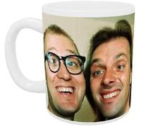 Giftme Rik Mayall and Adrian Edmondson Christmas, Birthday, Secret Santa 11oz White Ceramic Mug Coffee Tea Mug.