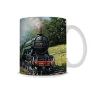 Giftme Steam Train Birthday, Christmas Coffee Tea Mug Unique 11oz White Ceramic Mug.