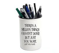 Giftme There's a million things i haven't done But Just You Wait Hamilton Musical Desk accessories Pen/Pencil Pot Makeup Pot Brushes Holder Stuff Storage Pot Birthday Present.