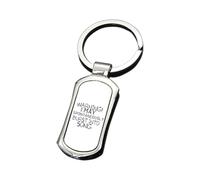 Giftme WARNING! I MAY SPONTANEOUSLY BURST INTO SONG, Ractangle and round Metal Key Ring.