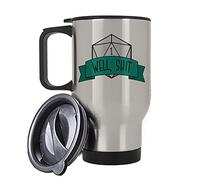 Giftme Well Shit DND Theme RPG Gamer, Birthday, Christmas Travel Silver/White Tea/Coffee Mug. (Silver)