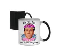 Giftme You're My National Treasure Coffee Mug, Nicolas Cage, Colour Changing Mug, Magic Cup/Mug.