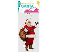 Gifton Christmas Santa Car Air Freshener Accessories for Women Men Girl Teen Boy Girl Her Him - Fresh Lemon Scents for Home Bathroom Gym Locker Van Funny Novelty Xmas Tree Decoration