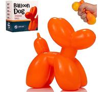 Gifton - DNA Stress Relief Ball Balloon Dog - Novelty Sensory Squeeze Soft Exercise Rubber Ball for Anxiety Autism Bad Habits - Gift for Adults Men Women - Christmas Stocking Filler Teen Boy Girl