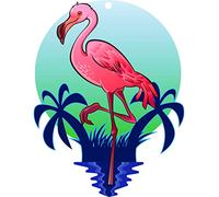 Gifton - Flamingo Car Air Freshener - Gift for Women Girl Ladies Housewarming Party Gym Locker Home Accessories - Novelty Funny Shabby N Chic Valentines Day Christmas Birthday Present - Cherry Scent