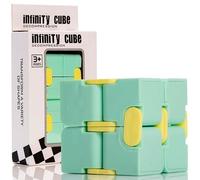 Gifton - Infinity Cube - Fidget Toy Pack - Brain Teasers IQ Toys Colorful Puzzle Game Party Bag Toys Gift for Kids Boy Girl Men Women Teen Son Daughter Christmas Stocking Filler (1 Supplied)