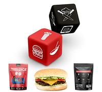 Gifton - Takeaway Dice Game Fast Food Dinner Meals Pizza Burger Kebab Fish Age 12+ & Chips Fried Chicken Gag Novelty Games Christmas Stocking Filler Gift for Men Women Him Her Fun