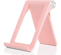 Giftorld Phone Stand Holder Multi-Angle Adjustable Phone Desk Stand Tablet Holder For iPhone 17 16 15 14 13 12 11 Pro Max XS XR 8 Plus 6 7 Samsung Galaxy S22 S21 S20 Android Smartphone,Pink