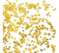 Giftota Gold Star Confetti, Table Star Confetti, 30g Twinkle Glitter Star Sequin Foil Scatter for Wedding Birthday Party Festival Decorations Supplies (Gold)