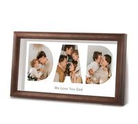 Giftove Gifts For Dad Christmas Presents with Photo - Dad Gift from Daughter, Son and Kids - Personalised Dad Christmas Gifts for Father - Best Daddy Gift for Xmas, Birthday - Dad Photo Frame