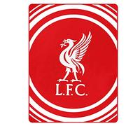 GIFTS 4 ALL Giant Liverpool Football Crest Fleece Blanket & Sofa Throw, Liverpool Football Fans Fleece Blanket, Liverpool Winter Blanket, Liverpool Picnic Blanket