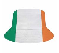 GIFTS 4 ALL Ireland Tricolour Flag Bucket Hat, Unisex, Multicolor, Polyester, Reversible, Adult, Rugby, St Patricks Day