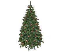 Gifts 4 All Occasions Limited SHATCHI-701 6ft Elegant Pre Artificial Christmas Tree Xmas Home Decor 180cm, Green