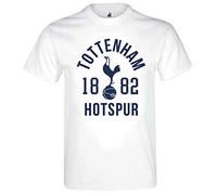 GIFTS 4 ALL Official Mens Spurs Football Crest T-Shirt, Spurs Fans Casual T-Shirt, Spurs Football T-Shirt, Mens Spurs Tee, Spurs Crest Souvenir T-Shirt (UK, Alpha, M, Regular, Regular, White)