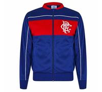 GIFTS 4 ALL Official Rangers Football Crest Jacket, Rangers 1984 Retro Style Zipped Jacket, Rangers GRFC Crest Jacket (UK, Alpha, S, Regular, Regular, Multicolor, Rangers)