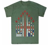 GIFTS 4 ALL RAF Red Arrows T-Shirt, Red Arrows Diamond Nine Formation T-Shirt, Red Arrows Souvenir T-Shirt (XX-Large)