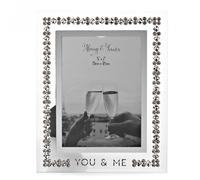 Gifts Always and Forever Crystal Border Frame 5"x7" You and Me