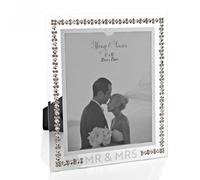 Gifts Always and Forever Crystal Border Frame 8"x10" Mr & Mrs