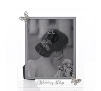 Gifts Always and Forever Glass Frame 3D Butterfly 8"x10" Wedding Day