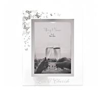 Gifts Always and Forever Glass Frame Butterflies 5"x7"
