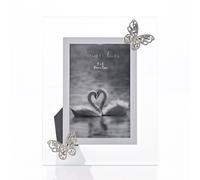 Gifts Always & Forever Glass Frame 3D Butterfly 4"x6"