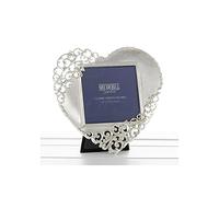 Gifts and More Gifts 20233 Silver Lace Heart Photo Frame Valentine, Anniversary Present , 3" x 3"