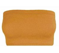 Gifts Choice Women Bandeau Bra Crop Top - Soft Strapless Boob TubeFor Girls - Sexy Stretchy Wrapped Breast Bra - Made in UK (XXLarge, Mustard)