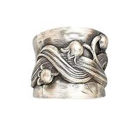 Gifts Day Day Natural Silver Ring for Mother's Diamonds Mother Turquoise Rings Rings 56 Women, one size, Metal, No Gemstone