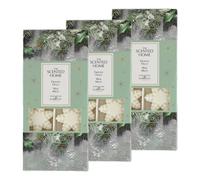 Gifts Direct 2 U ASHLEIGH & BURWOOD The Scented Home Christmas Snowflake Wax Melts - Frosted Holly Set of 3