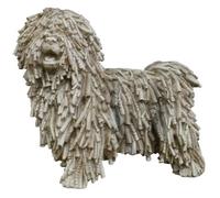 Gifts Direct 2 U Beige Resin Dreadlock Dog Figurine Ornament