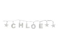 Gifts Direct 2 U CHLOE - Indoor Decorative LED String Lights Hanging Decorations Light Up Your Name in LED Clear Lights