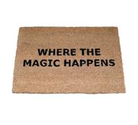 Gifts Direct 2 U Coir Quote Door Mat 40 X 60Cm - Where The Magic Happens