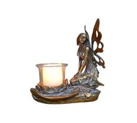 Gifts Direct 2 U Fairy Tealight Candle Holder - Resin Nature Statue for Home Decor - Charming Figurine Ornament, Perfect Decoration!