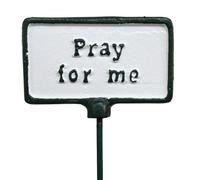 Gifts Direct 2 U Garden Plant Sign Stake Plaque - Pray For Me