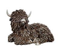 Gifts Direct 2 U Highland Cow Twig Effect Laying Ornament